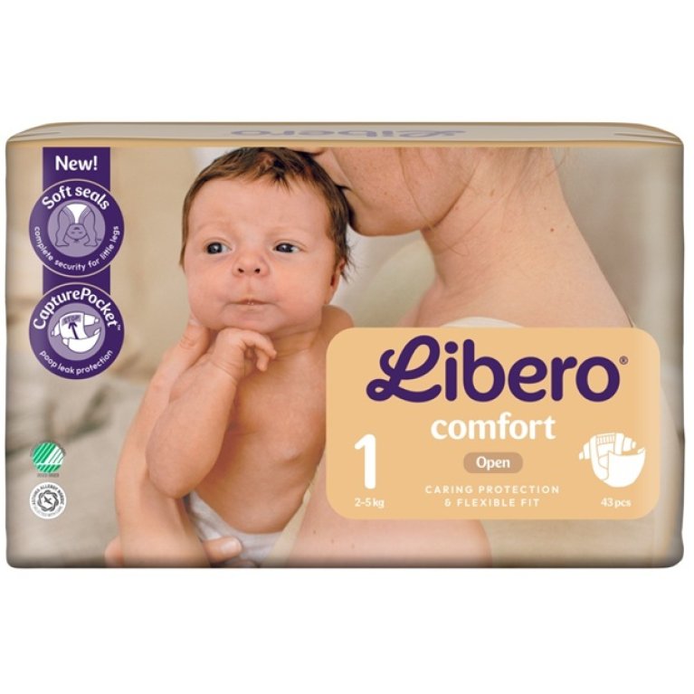 Libero Comfort Taglia 1 - da 2 a 5 kg - 24 pannolini