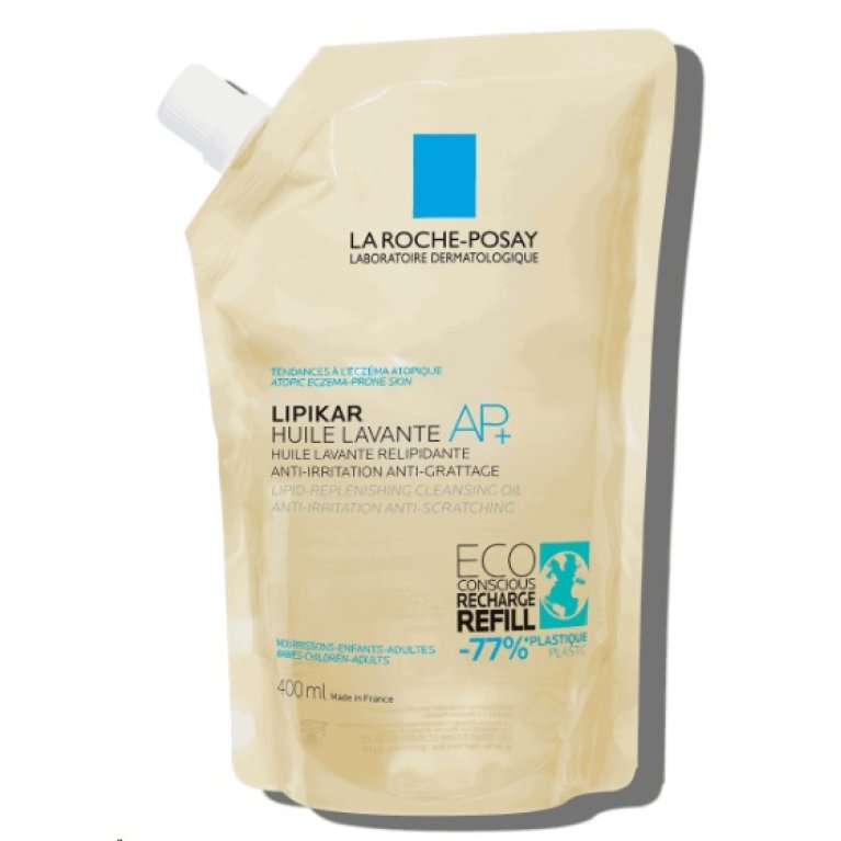 Lipikar Olio Lavante AP+ Ricarica Ecologica - detergente nutriente per pelli atopiche - 400 ml