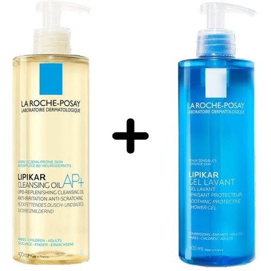 Lipikar Olio Lavante + Gel Lavante - 400 +400 ml formato Promo