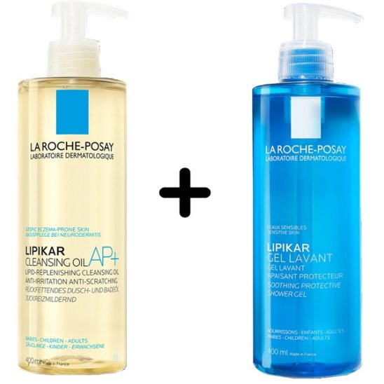 Lipikar Olio Lavante + Gel Lavante - 400 +400 ml formato Promo Lipikar Olio Lavante + Gel Lavante - 400 +400 ml formato Promo