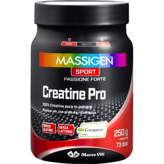 Creatina Creapure Massigen Sport - Polvere 250 grammi