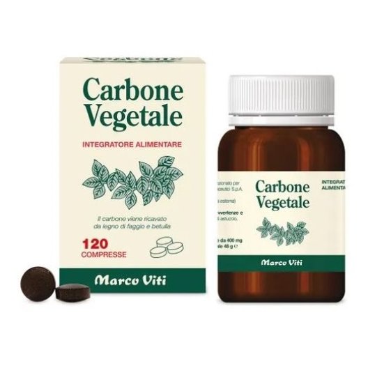 Carbone Vegetale - 120 compresse - Marco Viti