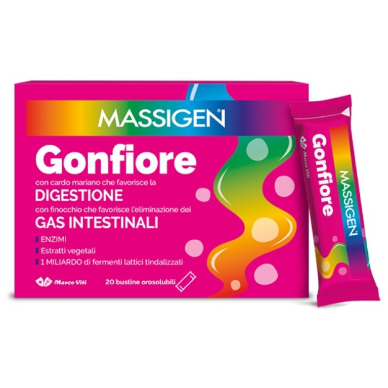 Massigen Gonfiore - 20 Bustine Orosolubili