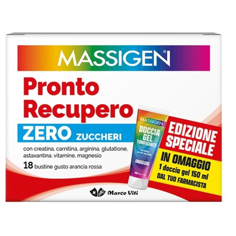 Massigen Pronto Recupero Senza Zucchero - 18 bustine