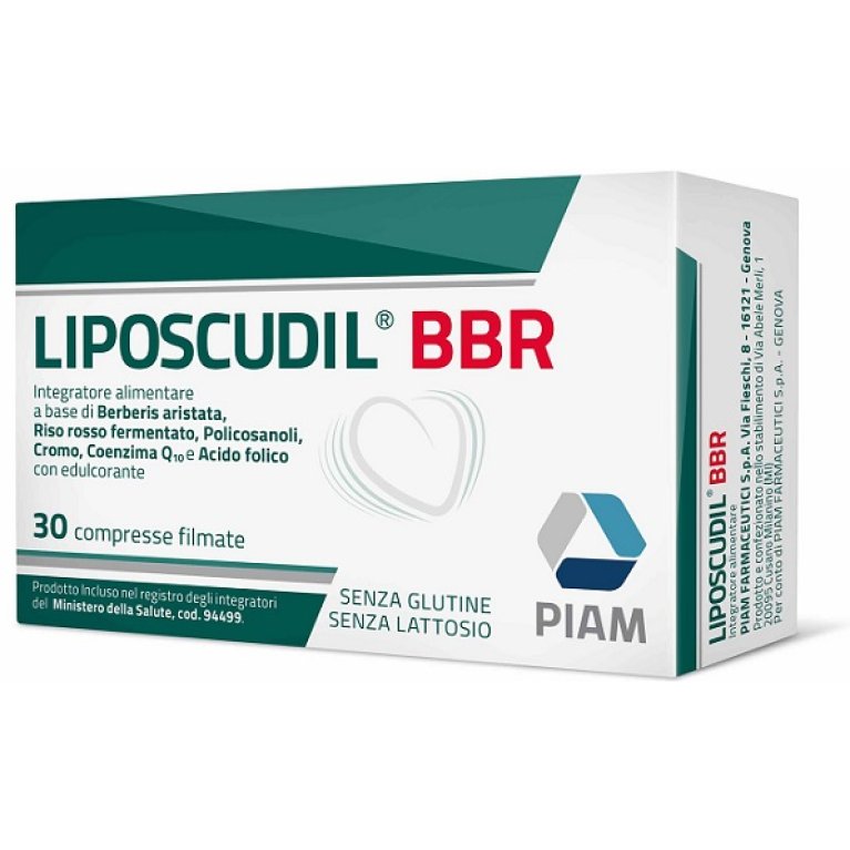 Liposcudil BBR - integratore per il controllo del colesterolo con Berberina - 30 compresse