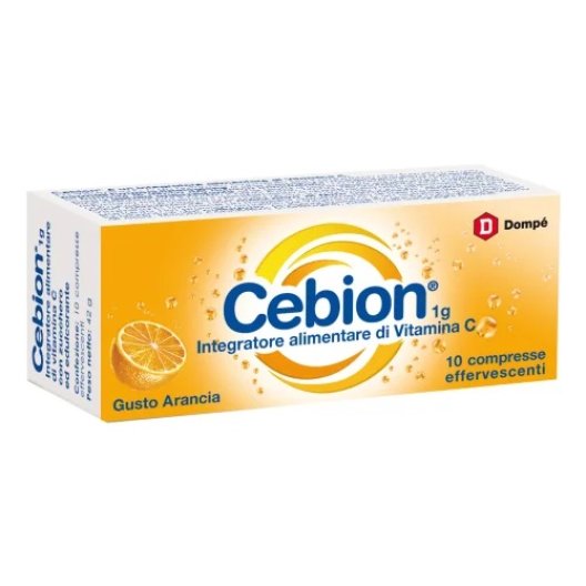 Cebion effervescente Arancia - integratore di Vitamina C - 10 compresse effervescenti