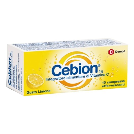 Cebion effervescente Limone - integratore di Vitamina C - 10 compresse effervescenti