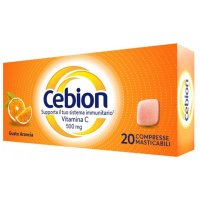 Cebion masticabile Arancia - integratore di Vitamina C - 20 compresse masticabili