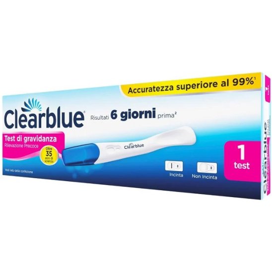 Clearblue test di gravidanza rilevazione precoce - 6 giorni prima - 1 test