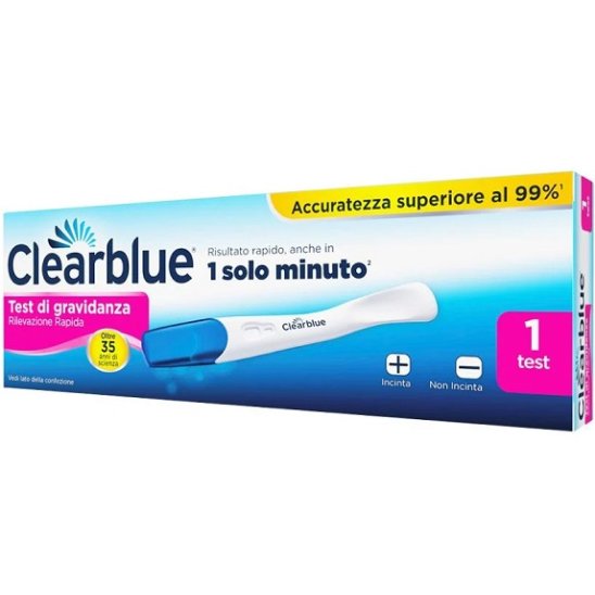 Clearblue test di gravidanza - rilevazione rapida in 1 minuto - 1 test
