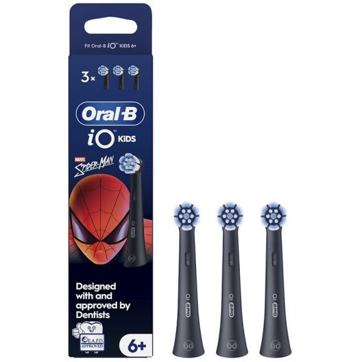 Oral B testine di ricambio iO Kids Spiderman - 3 testine 