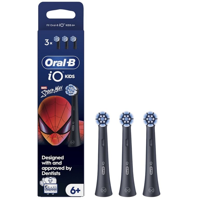 Oral B testine di ricambio iO Kids Spiderman - 3 testine 