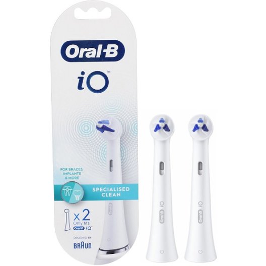 Oral B testine di ricambio iO Specialised Clean - 2 testine bianche