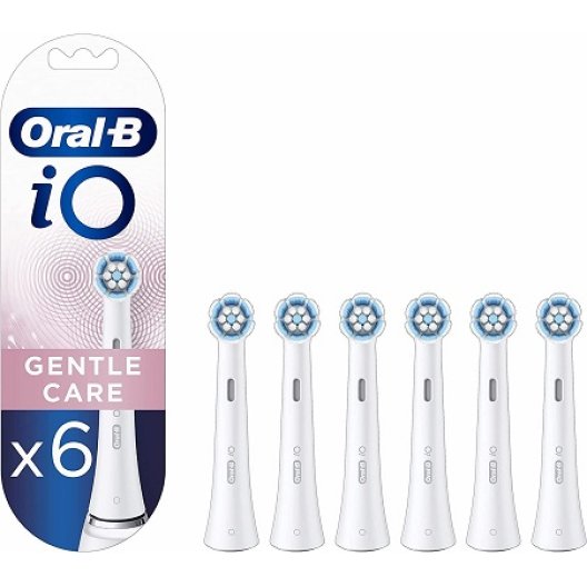 Oral B testine di ricambio iO Gentle Care - 6 testine bianche