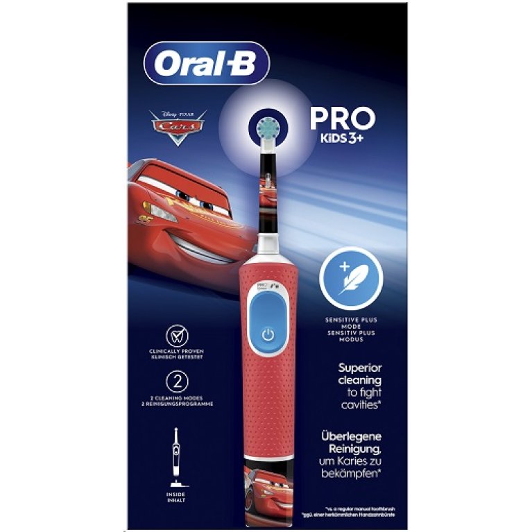 Oral B spazzolino elettrico Cars per bambini dai 3 anni