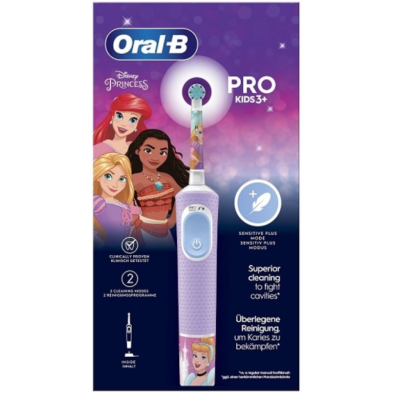 Oral B spazzolino elettrico Princess per bambini dai 3 anni 