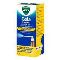 Vicks Gola Spray Limone - disinfettante e anestetico per il mal di gola - 30 ml