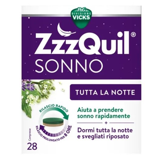 ZzzQuil Sonno compresse - tutta la notte - 28 compresse