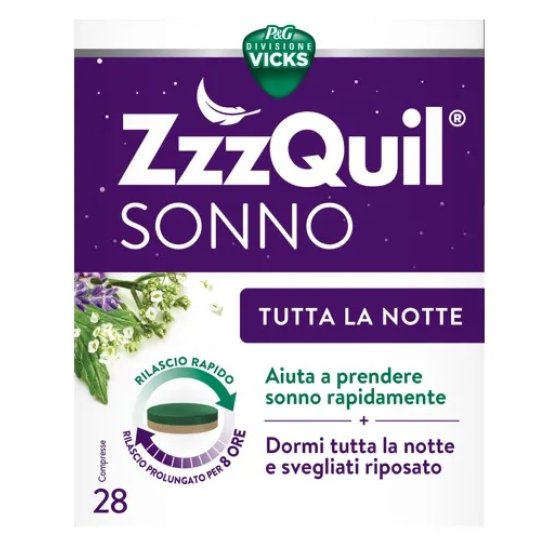 ZzzQuil Sonno compresse - tutta la notte - 28 compresse
