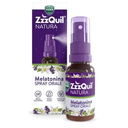 ZZZQuil Natura Spray con melatonina per addormentarsi rapidamente - 30 ml
