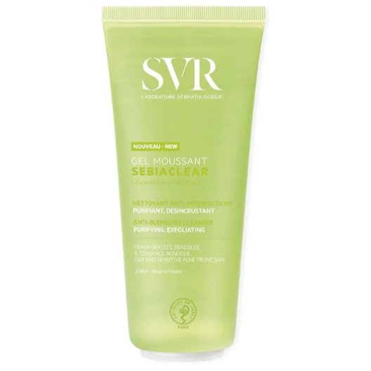 SVR Sebiaclear Gel Moussant - 200 ml - Gel detergente purificante