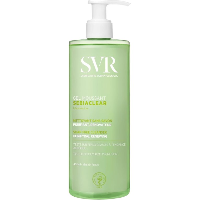 SVR Sebiaclear Gel Moussant - 400 ml - Gel detergente purificante