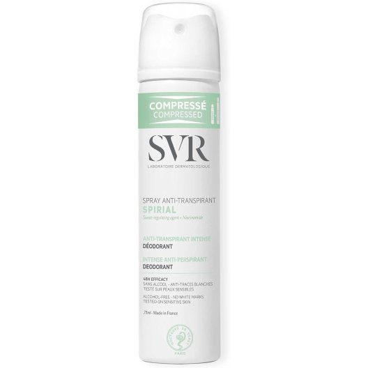 SVR Spirial Spray Anti-Transpirant | Deodorante Delicato 48h 75ml