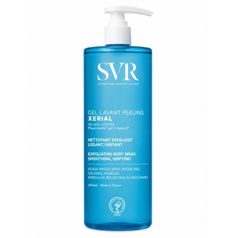SVR Xerial Gel Lavant Peeling - 400 ml - Gel Doccia Esfoliante AHA SVR Xerial Gel Lavant Peeling - 400 ml - Gel Doccia Esfoliante AHA