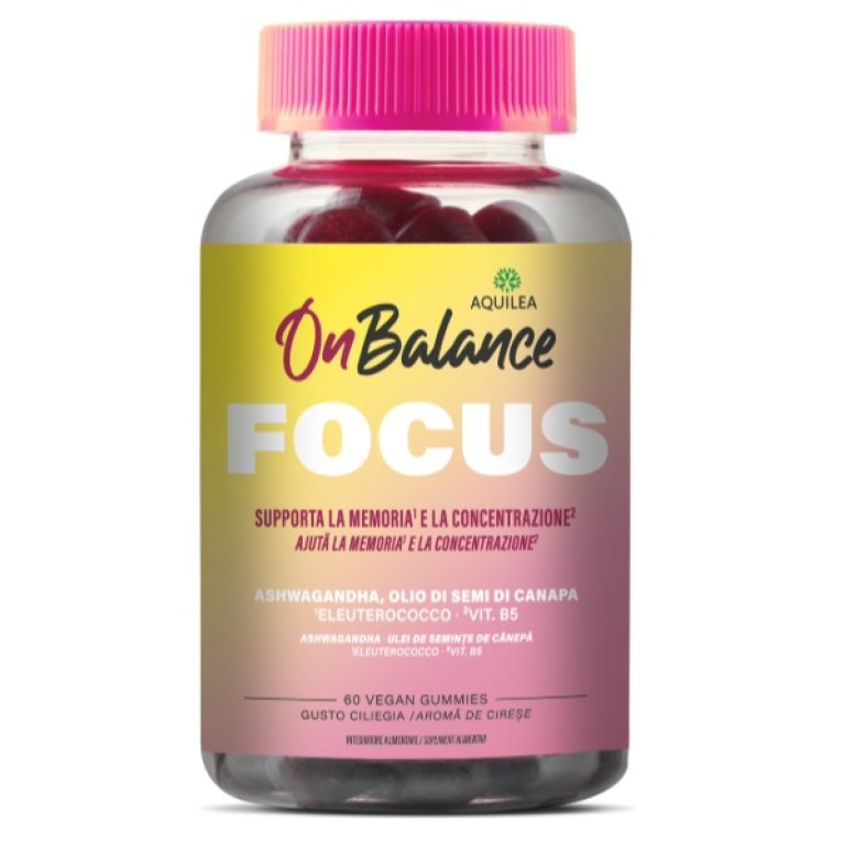 Aquilea On Balance Focus - 60 caramelle gommose 