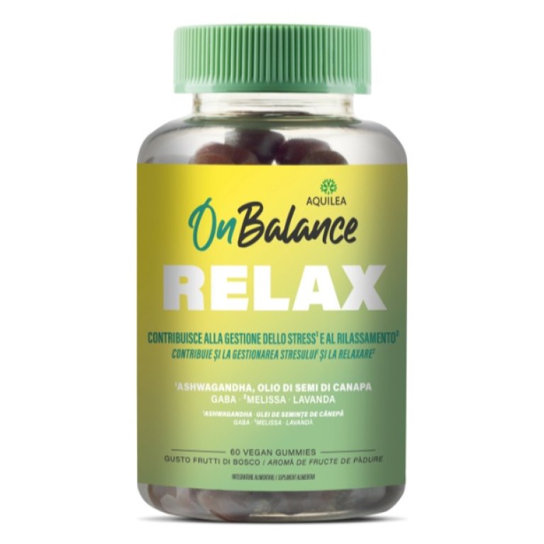 Aquilea On Balance Relax - 60 caramelle gommose Aquilea On Balance Relax - 60 caramelle gommose