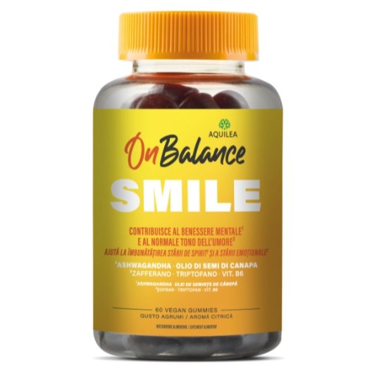 Aquilea On Balance Smile - 60 caramelle gommose Aquilea On Balance Smile - 60 caramelle gommose