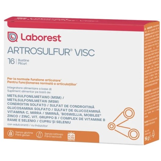 Artrosulfur Visc 16 Bustine - Integratore per le articolazioni