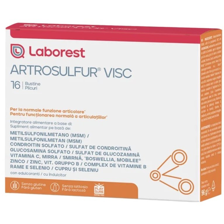 Artrosulfur Visc 16 Bustine - Integratore per le articolazioni