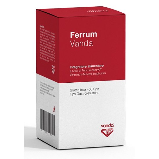 Ferrum vanda integratore di ferro 60 capsule