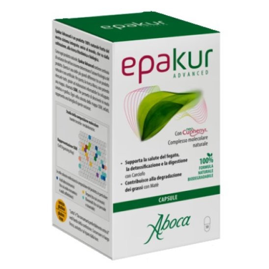 Epakur Advanced Integratore per disintossicare il fegato - 50 capsule