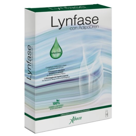 Lynfase concentrato fluido per il drenaggio dei liquidi corporei - 12 flaconcini