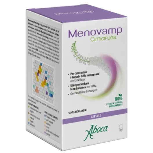 Menovamp Cimicifuga per contrastare i disturbi della menopausa - 60 capsule