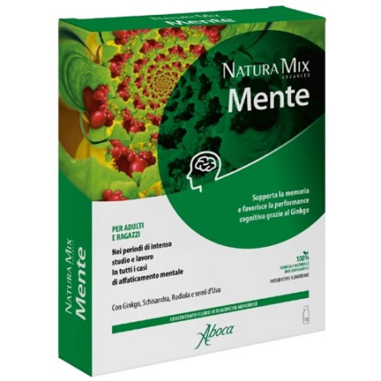 Natura Mix Advanced Mente - 10 flaconcini da 15 grammi