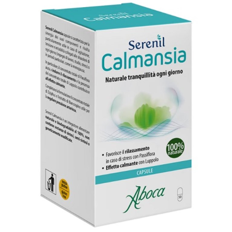 Serenil Calmansia per favorire il rilassamento in caso di stress - 50 capsule