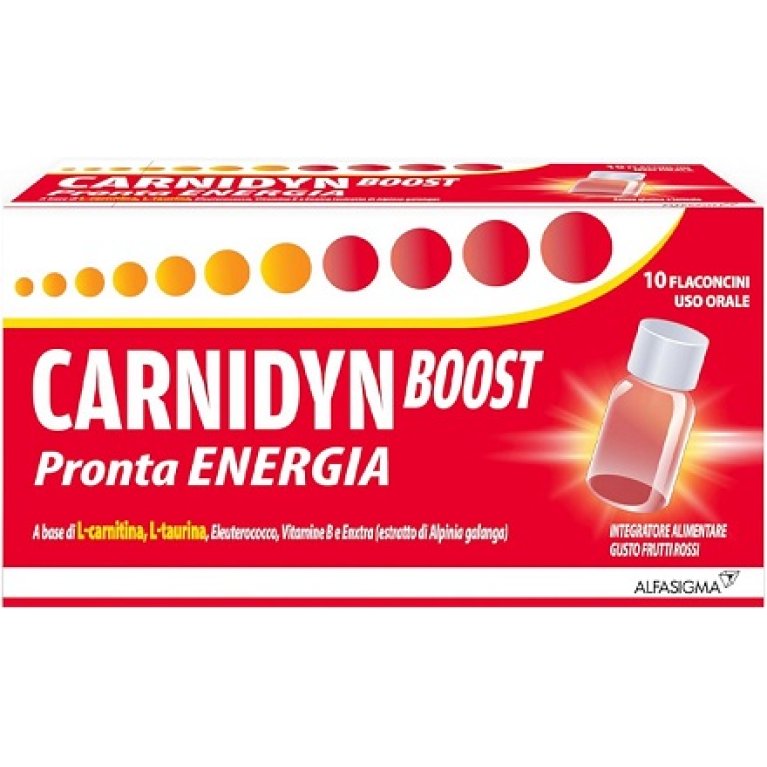 Carnidyn Boost pronta energia - 10 flaconcini