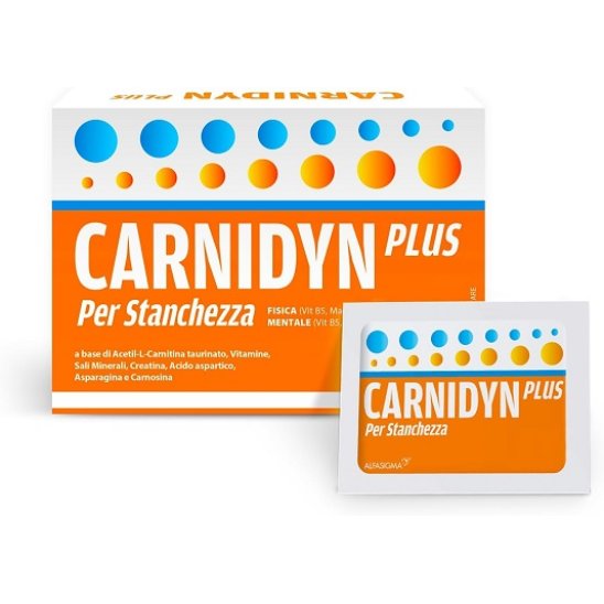 Carnidyn Plus integratore salino contro la stanchezza fisica e mentale - 20 bustine