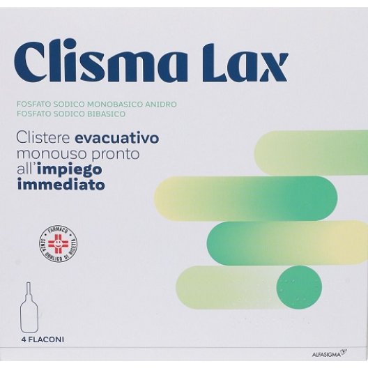 Clisma Lax - Clistere evacuativo monouso - 4 clisteri da 133 ml