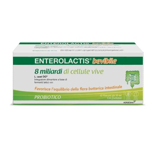 Enterolactis Flaoncini bevibili - 12 flaconcini da 10 ml