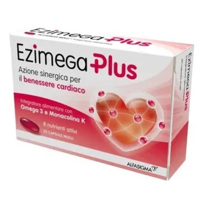 Ezimega Plus integratore per il controllo del colesterolo - 20 capsule molli