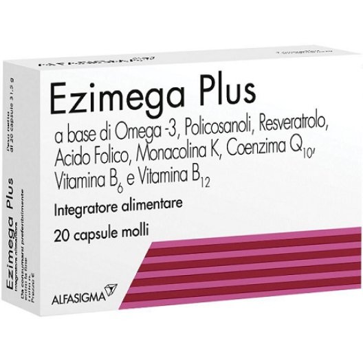 Ezimega Plus integratore per il controllo del colesterolo - 20 capsule molli
