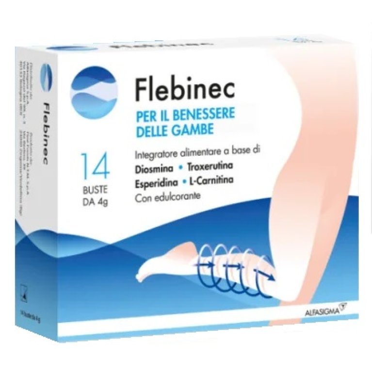 Flebinec - integratore per il benessere delle gambe - 14 buste