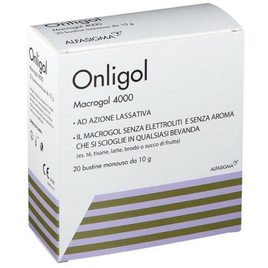 Onligol polvere per soluzione orale 20 buste da 10 grammi