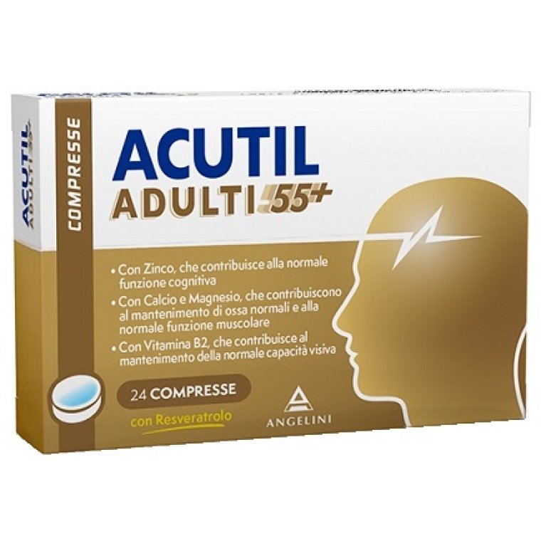 Acutil Adulti 55+ integratore per la mente e i muscoli - 24 compresse