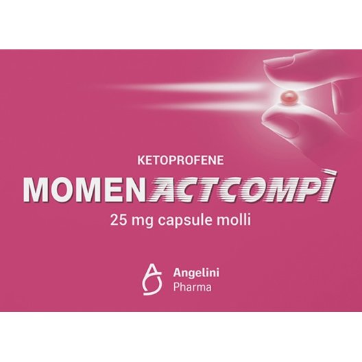 MomenActCompì 10 capsule molli 25 mg - contro il mal di testa da ciclo