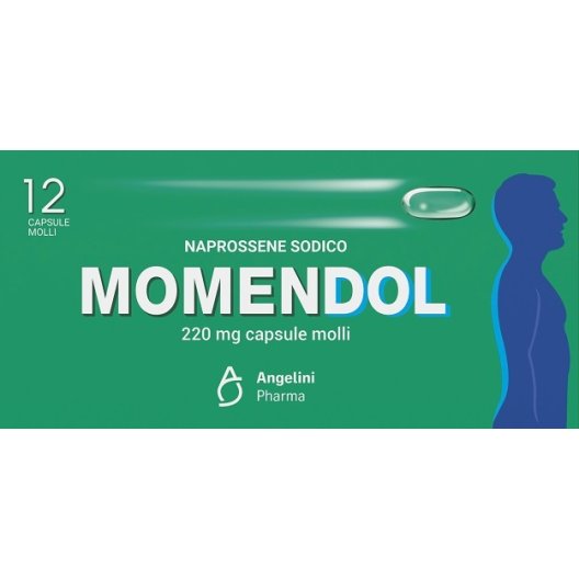 Momendol capsule molli - 12 capsule molli - contro il mal di testa da cervicale